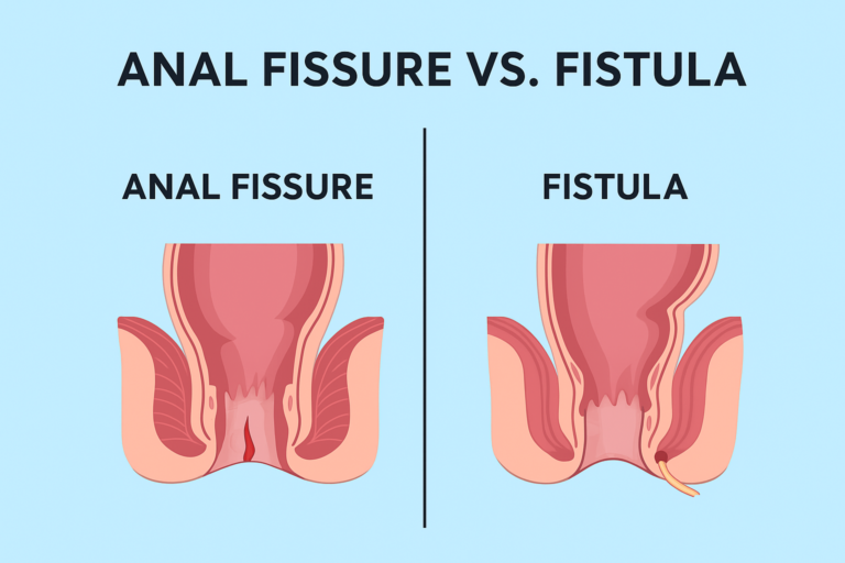 Anal Fissure VS. Fistula