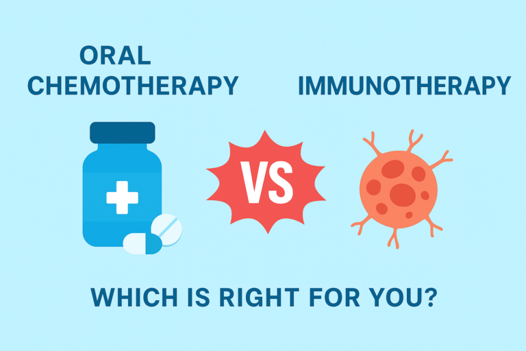 Oral Chemotherapy vs Immunotherapy